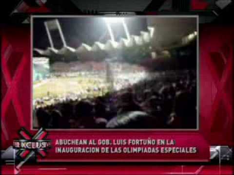 SuperXclusivo 2/22/10 - Abuchean Fortuño en Olimpiadas Especiales