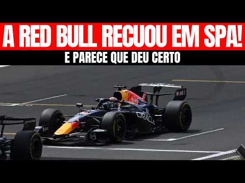 Red Bull troca asa traseira após acidente de Max Verstappen