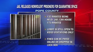 Pope County releasing non-violent offenders to make room for prisoners with signs of COVID-19