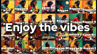 Best Mix | 2-Hour Reggae Blues Instrumental • Soulful Guitar • Ultimate Chill Vibes