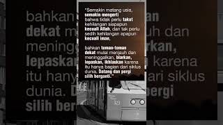 Download lagu Semakin matang usia #trending #motivasi #video #katakatabijak #feedshorts #katakatamotivasi mp3