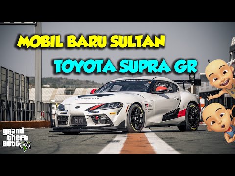Sultan Upin punya Mobil Sport Toyota Supra GR, Ipin Senang - GTA V Upin Ipin Episode Terbaru 366