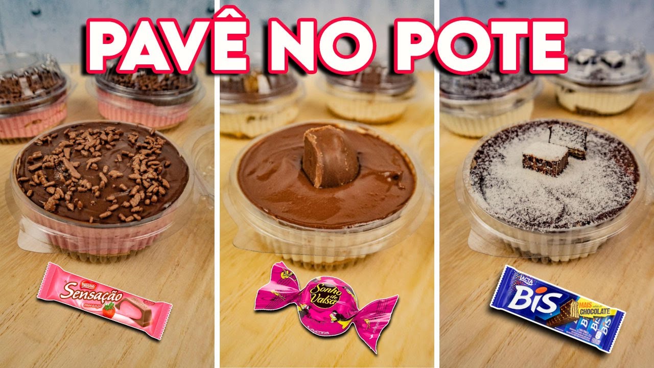 Pavê no Pote para Vender: 3 Sabores Deliciosos!