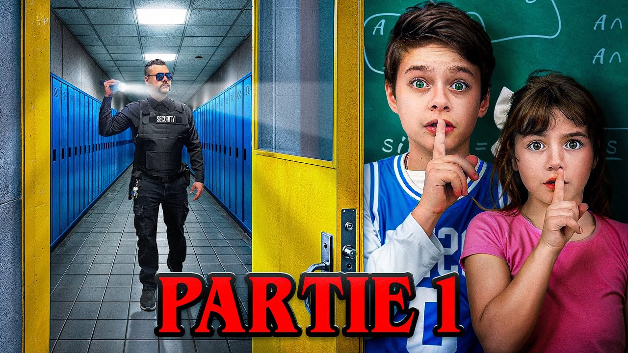 LES ENFANTS Passent LA NUIT Dans L'ÉCOLE