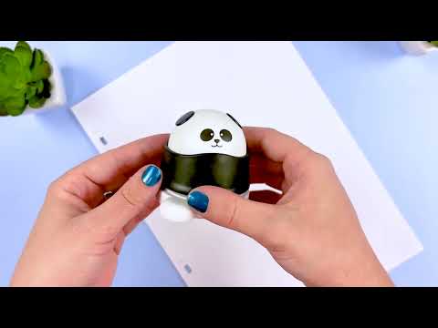 Vídeo do produto Grampeador 6 Folhas Panda sem Grampos