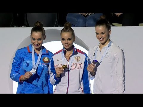 2019 European Rhythmic Gymnastics Championships Baku - Hoop Final Medal Ceremony