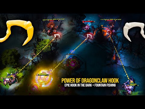 POWER OF DRAGONCLAW HOOK!!! EPIC HOOK IN THE DARK + FOUNTAIN FISHING | Pudge Official