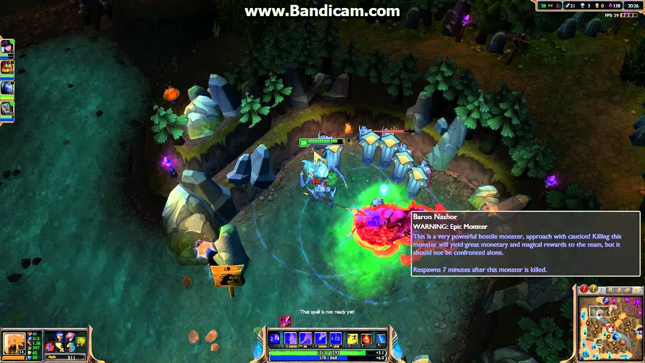 Liên Minh Huyền Thoại: tướng mới Azir mần thịt baron