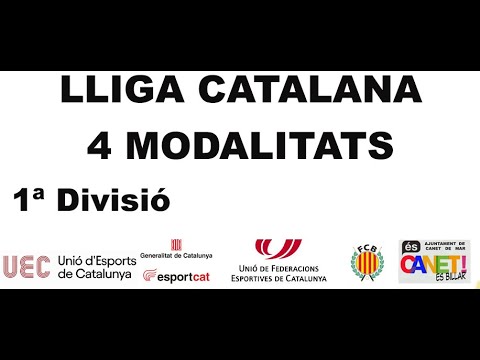 LLIGA CATALANA 4 MODALITATS _ 1ª DIVISIO _ 14ª JORNADA