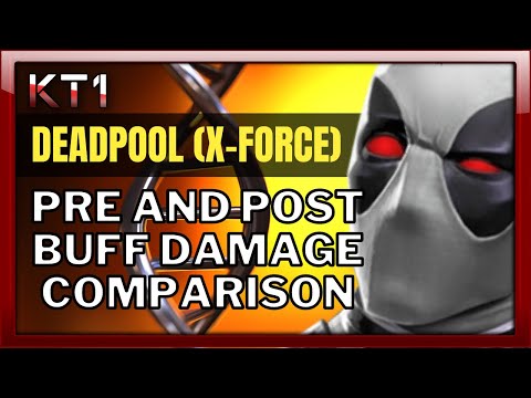 Pff, I'm Not Sure Here! Deadpool's Pre And Post Buff Damage Comparison With And Without Synergies!