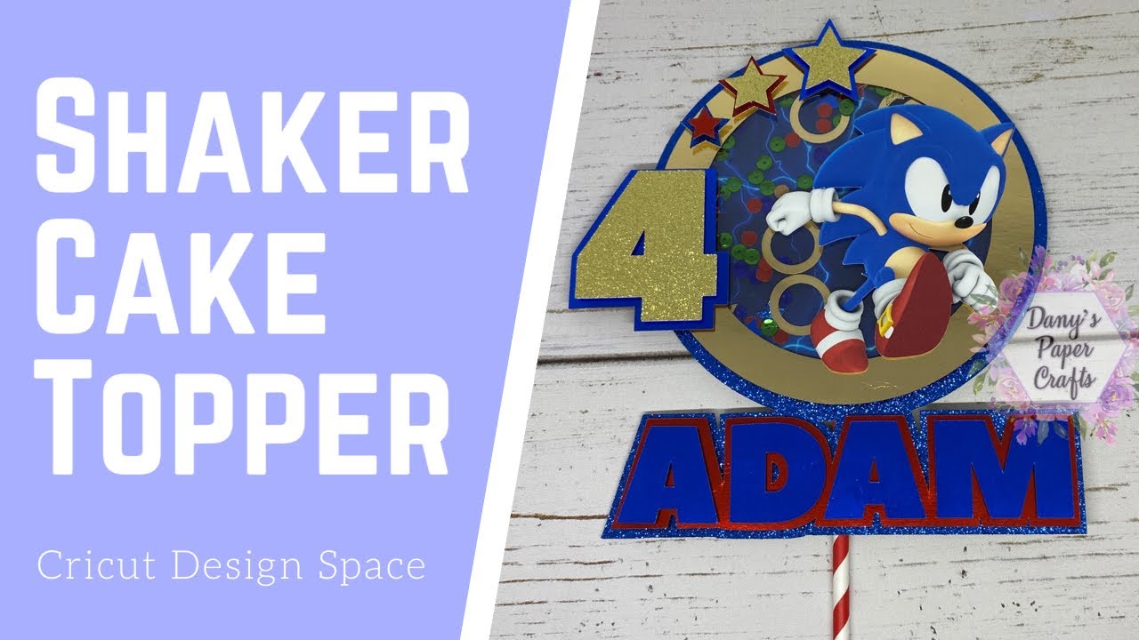 Shaker Cake Topper Tutorial Using Cricut Design Space