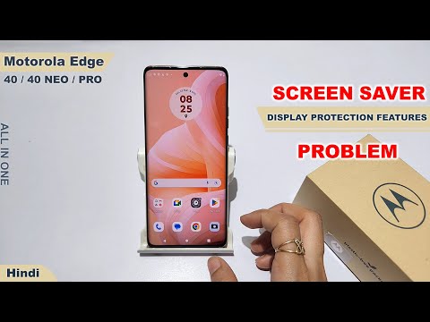 How to set photo as screen saver in motorola edge 40 neo | Moto edge 40 screen saver kaise lagaye