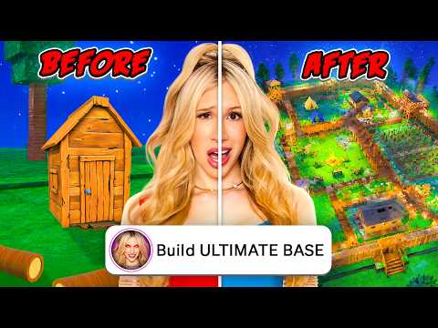 I Let MY AI BUILD MY BASE in 99 NIGHTS IN THE FOREST... *INSANE*