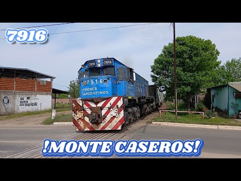 LOCOMOTORA 7916 ENTRANDO MONTE CASEROS 11/10/25