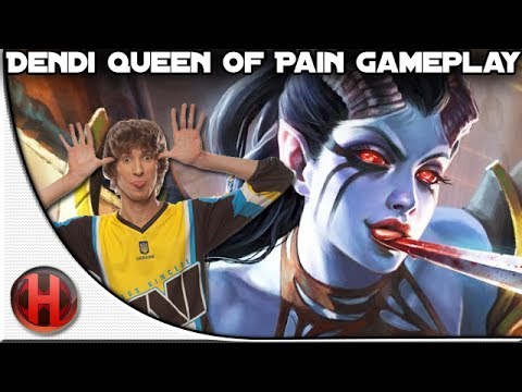 Dendi Queen of Pain Gameplay Dota 2