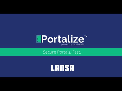 Portalize™ from LANSA