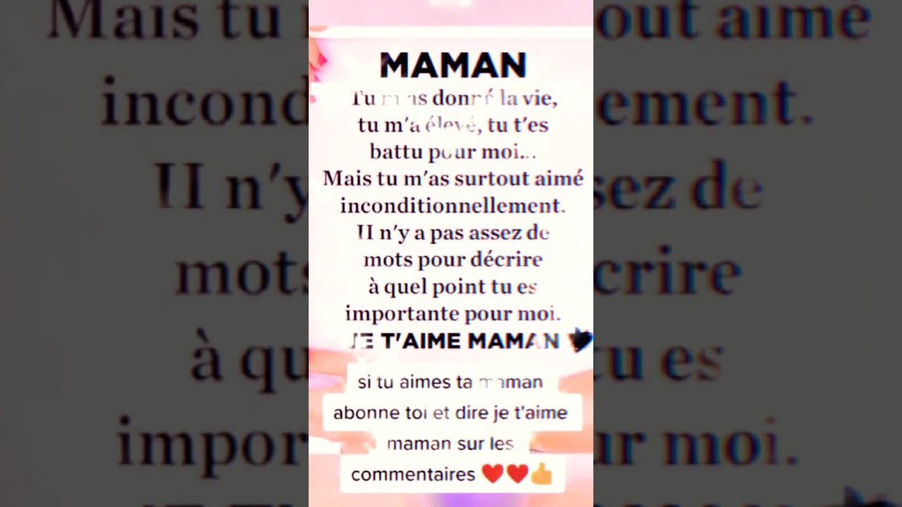 Maman💗💗💗💗💗