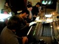 Grabando  bso con la orquesta sinfónica - sala de control