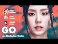 BLACKPINK GO Line Distribution Lyrics Karaoke PATREON REQUESTED