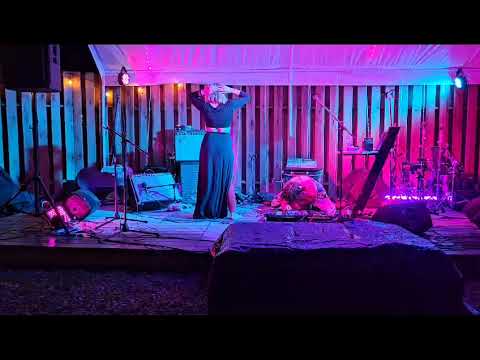 Whitley Nabintu dancing with DC Sealevel at Arme Festival in Searsport