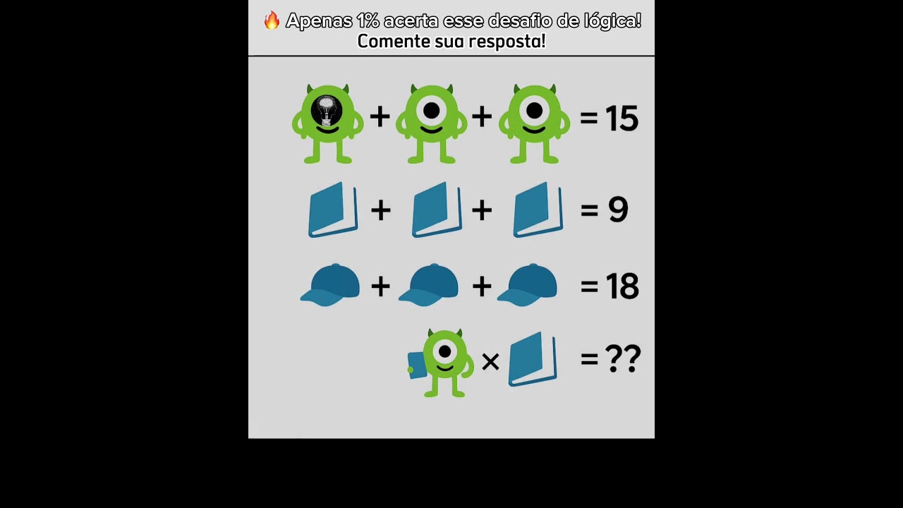 Enigmas: Só os gênios resolvem rápido esse enigma #desafiodelogica #enigma #quizmatemático