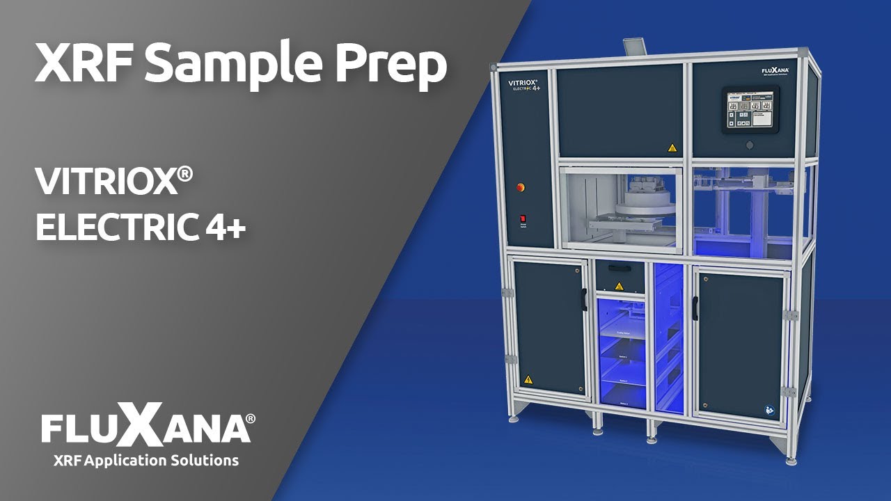 FLUXANA VITRIOX ELECTRIC 4+ fusion machine for X-ray fluorescence analysis (XRF)