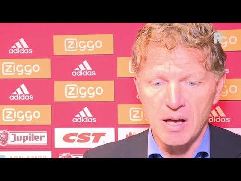 Fons Groenendijk na afloop van Ajax - Excelsior