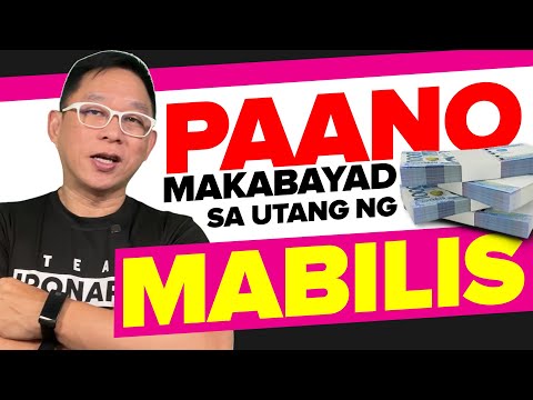 Paano Makabayad Ng Utang Ng Mabilis! Chinkee Tan