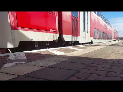 Abfahrt RE 5 nach Bebra am Hanauer Hauptbahnhof