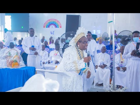 EX-PRESIDENT CHIEF OLUSEGUN OBASANJO WIFE SPEECH AT CCC KETU INTERNATIONAL HEADQUARTERS 2021 HARVEST