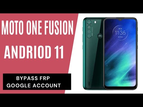 Moto One Fusion Android 11 FRP/Google Lock Bypass WITHOUT PC 2021