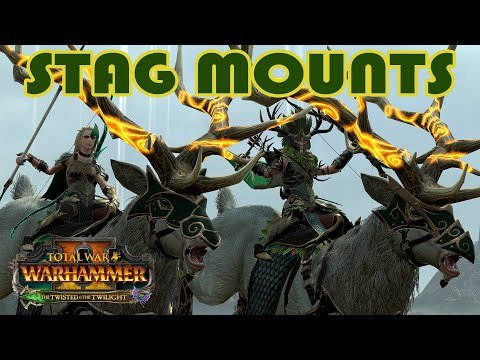 NEW MOUNT: Great Stag - Wood Elves vs Empire // Total War: WARHAMMER II Multiplayer Battle