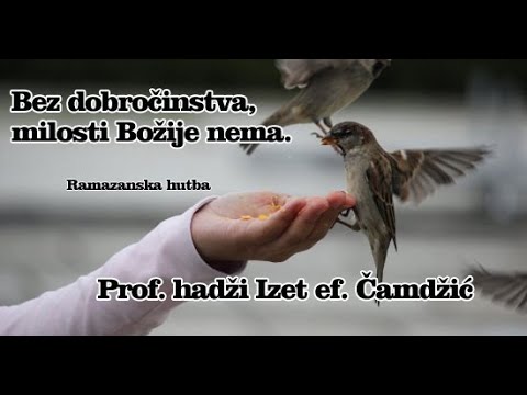 Bez dobrocinstva, milosti Bozije nema