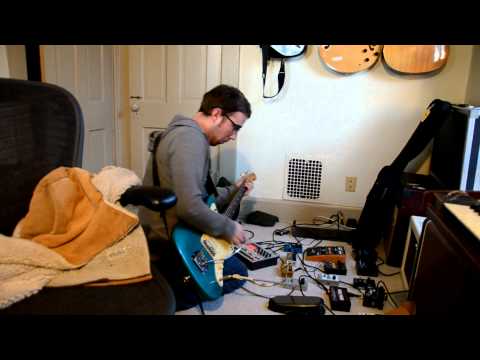 Fender Jazzmaster glitching and resampling with Machinedrum UW