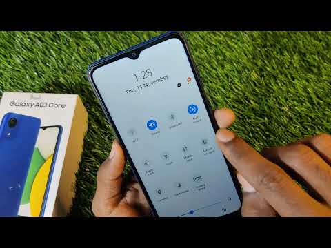 Auto Rotate Screen in Samsung Galaxy A03 Core