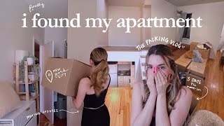 packing up my nyc apartment & finding out where i am moving next 📦✨