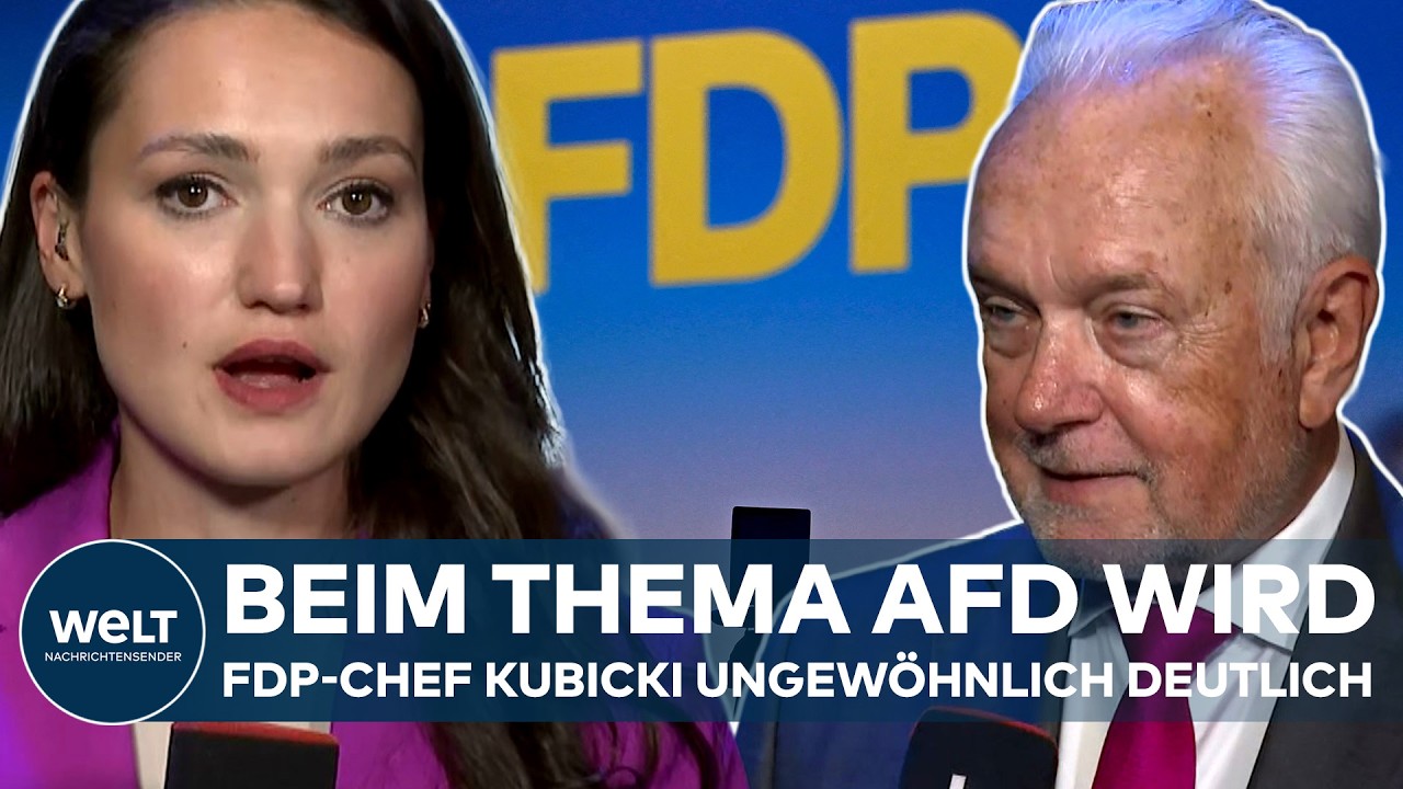 WAHLKAMPF IM OSTEN: FDP-Chef Kubickis klare Kante an AfD ‒ "Legt euch gehackt!"