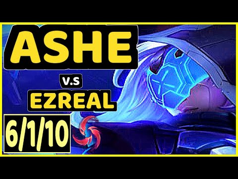 CBOI (ASHE) vs EZREAL - 6/1/10 KDA BOTTOM ADC GAMEPLAY - EUW Ranked MASTER