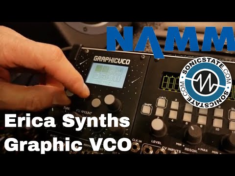 NAMM 2018: Erica Synths - Graphic VCO & Drum Sequencer