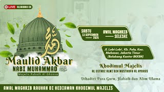 Download lagu 🔴MAULID AKBAR NABI MUHAMMAD SAW | MAJELIS RUBATH AL GONNA ( AL USTADZ ALWI BIN MUSTHOFA ALYDRUS mp3