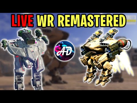 💥🔴 NEW Remastered Graphics Gameplay From The Test Server Phase II | War Robots Live Stream WR