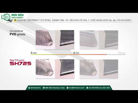 TinyMini-Turn - Precise solid bars for various internal turning applications of minimal ID - MIN SEN