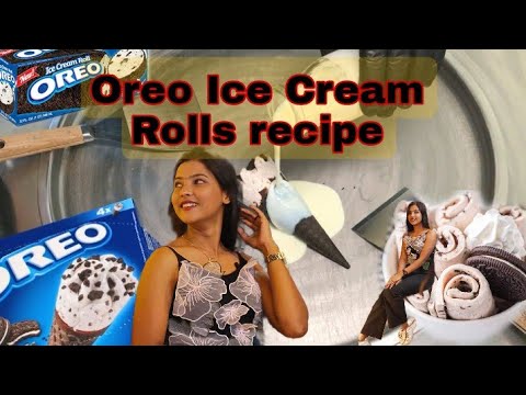 Massive Oreo Ice Cream Rolls || How To Make Rolled Fried Ice Cream with lots cookies ||#explorernipz