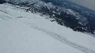 preview picture of video 'Skiing on Muir Snowfield, Mt. Rainier'