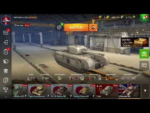 Churchill VII gameplay World of tanks blitz