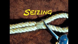 Seizing a Rope - Seizing an Eye in a Rope