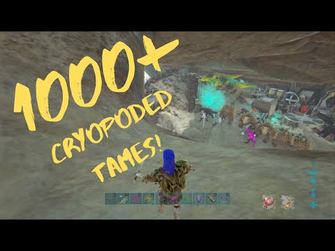 Giving Meshers What They Deserve! Fattest Ark Small Tribes Raid Ever! 1000+ Cryopoded Tames! PS4
