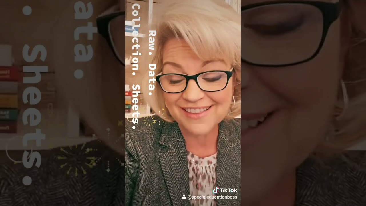 Raw Data Collection Sheets give us so much information about how the student is progressing