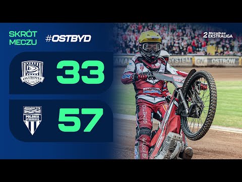 Speedway. Żużel. Mecz: Ostrowianie na deskach. Wirtuoz Huckenbeck (skrót #OSTBYD 33:57 08.06.2025)