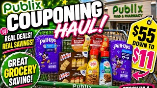 Publix Couponing Haul| $55 Down to $11 💙 Great Grocery Savings This Week!!!!!
